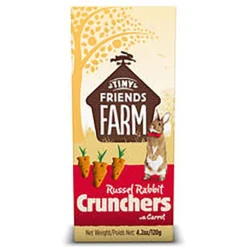 Tiny Friends Farm Russel Crunchers Rabbit & Guinea Pig Treats, 4.2-oz Bag