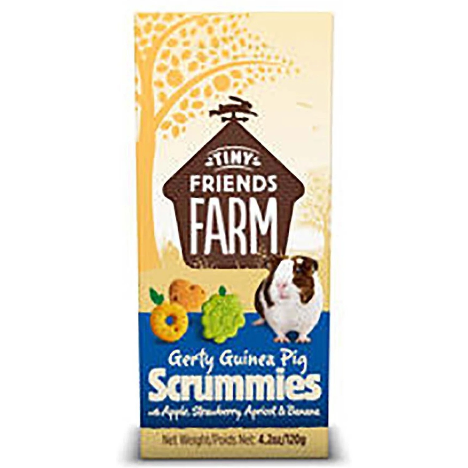 Tiny Friends Farm Gerty Scrummies Guinea Pig Treats, 4.2-oz Bag 1 Tiny Friends Farm Gerty Scrummies Guinea Pig Treats, 4.2-oz Bag