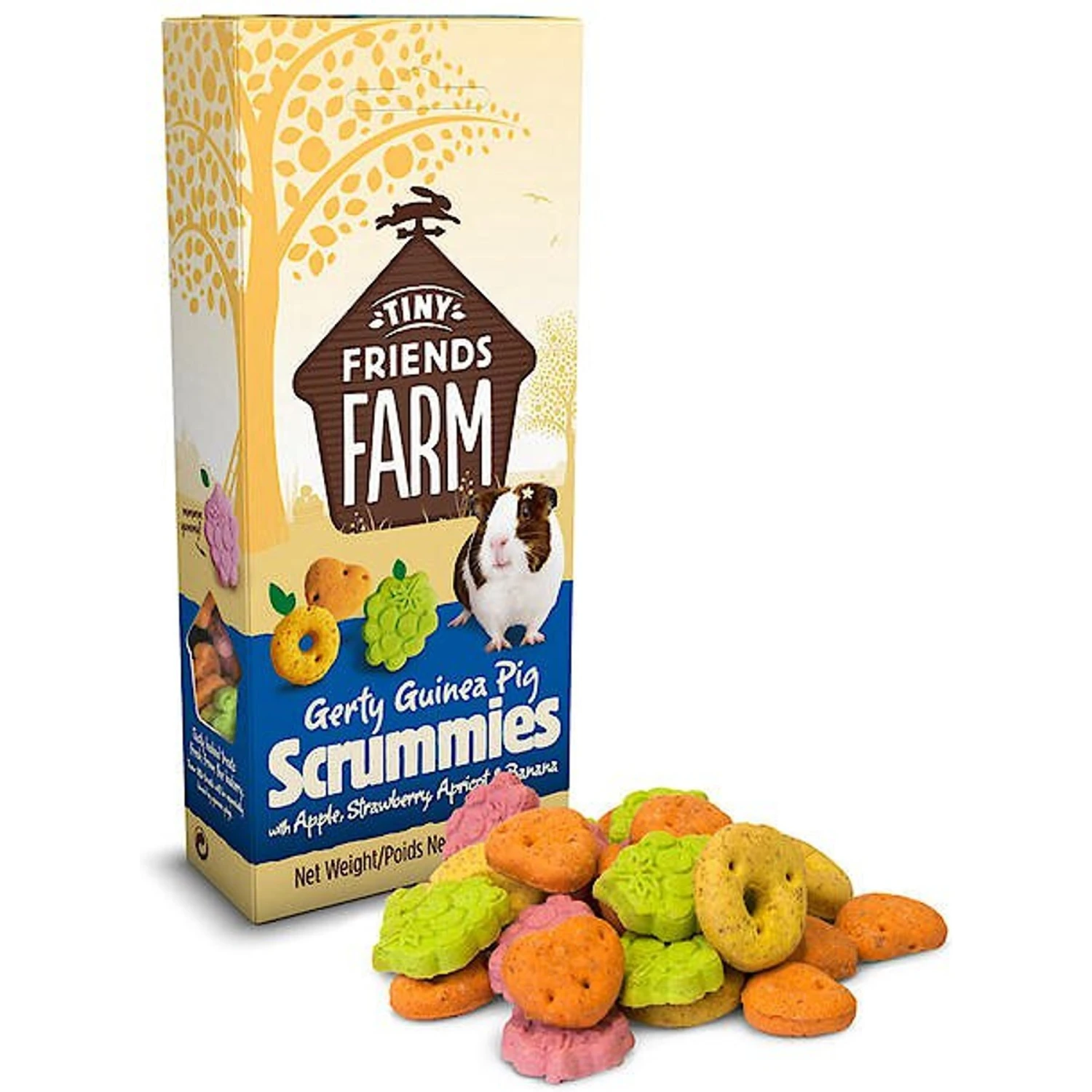 Tiny Friends Farm Gerty Scrummies Guinea Pig Treats, 4.2-oz Bag 2 Tiny Friends Farm Gerty Scrummies Guinea Pig Treats, 4.2-oz Bag - Image 2