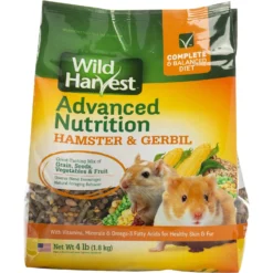Wild Harvest Advanced Nutrition Complete & Balanced Diet Hamster & Gerbil Food, 4-lb Bag
