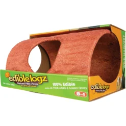 Wild Harvest Edible Logz Natural Small Pet Hideaway -MiniMates Shop 328639 PT2. AC SS1800 V1631222531