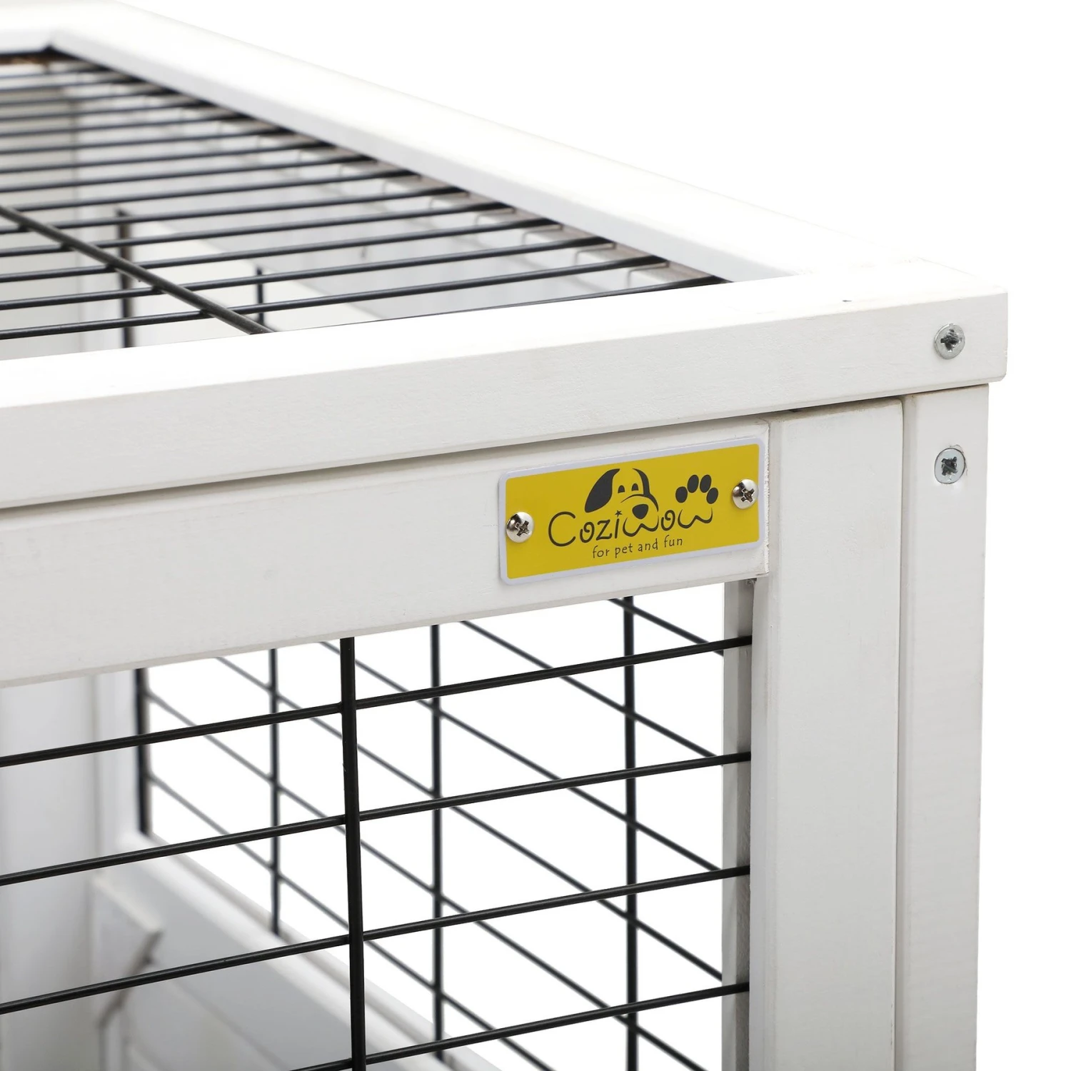 Coziwow By Jaxpety Outdoor Wooden Rabbit Bunny Hutch Small Animal House 8 Coziwow By Jaxpety Outdoor Wooden Rabbit Bunny Hutch Small Animal House - Image 8