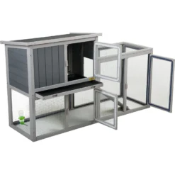 Coziwow By Jaxpety Wooden Rabbit Hutch Bunny Cage Two Story Habitats -MiniMates Shop 330669 PT3. AC SS1800 V1663608800
