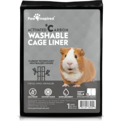 Paw Inspired Washable Fleece Guinea Pig Cage Liners