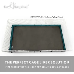 Paw Inspired Washable Fleece Guinea Pig Cage Liners -MiniMates Shop 331167 PT4. AC SS1800 V1633988213