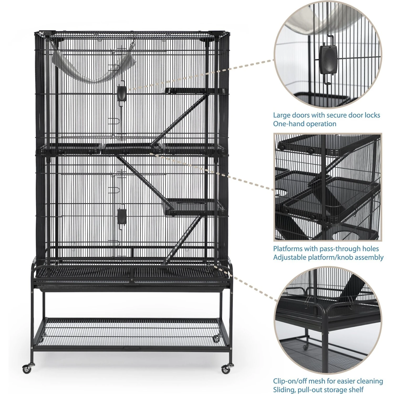 Prevue Pet Products Two Story Small Pet Home 4 Prevue Pet Products Two Story Small Pet Home - Image 4