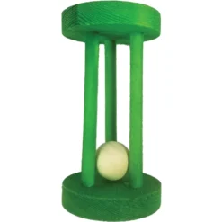 A&E Cage Company Wooden Cylinder & Ball Chew Small Pet Toy