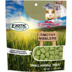 Exotic Nutrition Timothy Nibblers Small Animal Treats, 2-oz Bag