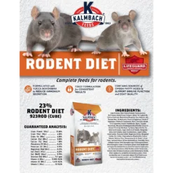 Kalmbach Feeds 23% Rodent Diet Cubes Rats & Mice Food, 50-lbs Bag -MiniMates Shop 352539 PT3. AC SS1800 V1641429722