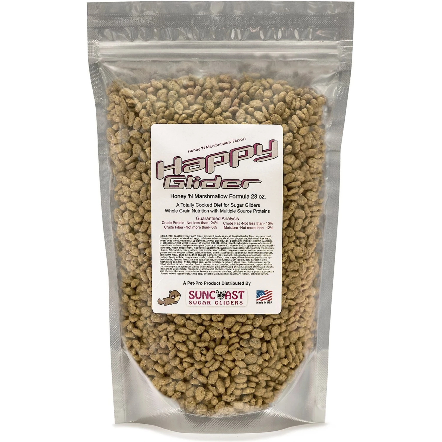 Pet-Pro Happy Glider Sugar Glider Food Honey 'N Marshmallow 1 Pet-Pro Happy Glider Sugar Glider Food Honey 'N Marshmallow