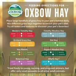 Oxbow Animal Health Oxbow Hay Blends Western Timothy & Orchard & Oxbow Botanical Hay Small Animal Food 17 Oxbow Animal Health Oxbow Hay Blends Western Timothy & Orchard & Oxbow Botanical Hay Small Animal Food -MiniMates Shop 367471 PT8. AC SS1800 V1644532356