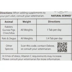 Oxbow Essentials Cavy Cuisine Adult Guinea Pig Food & Oxbow Natural Science Vitamin C Small Animal Supplement 17 Oxbow Essentials Cavy Cuisine Adult Guinea Pig Food & Oxbow Natural Science Vitamin C Small Animal Supplement -MiniMates Shop 367476 PT8. AC SS1800 V1644527857