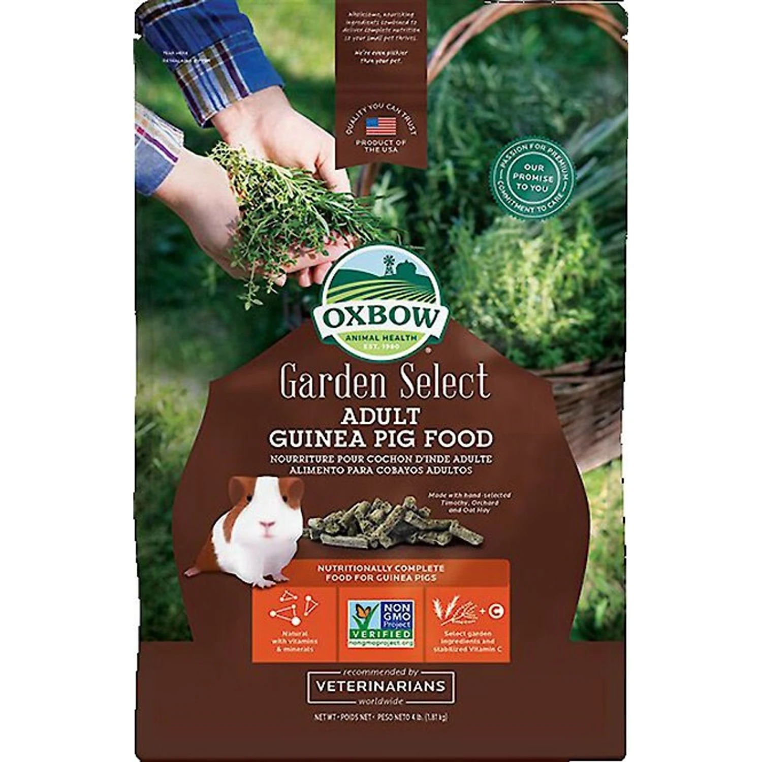 Oxbow Garden Select Adult Guinea Pig Food & Oxbow Natural Science Vitamin C Small Animal Supplement 2 Oxbow Garden Select Adult Guinea Pig Food & Oxbow Natural Science Vitamin C Small Animal Supplement - Image 2