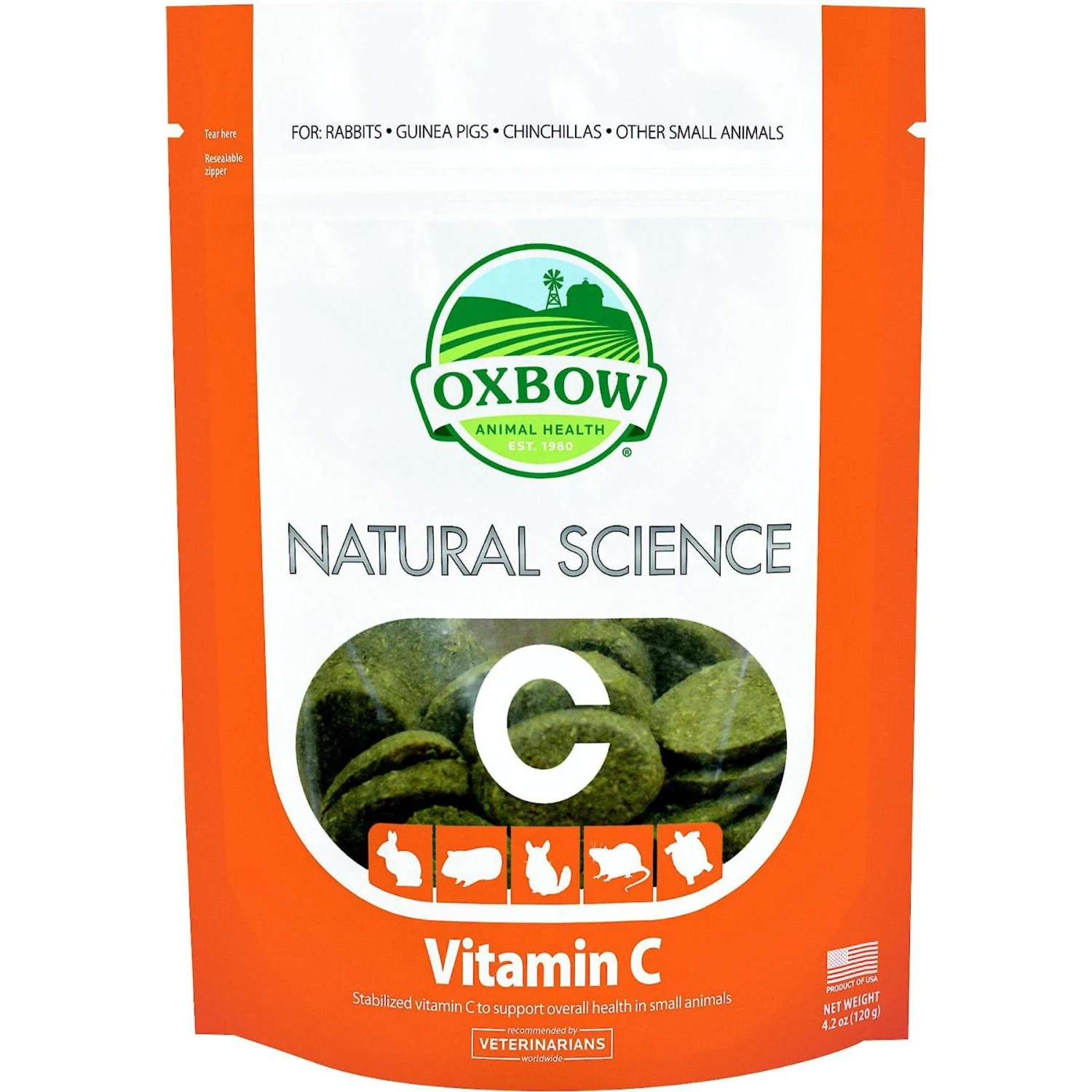 Oxbow Garden Select Adult Guinea Pig Food & Oxbow Natural Science Vitamin C Small Animal Supplement 6 Oxbow Garden Select Adult Guinea Pig Food & Oxbow Natural Science Vitamin C Small Animal Supplement - Image 6