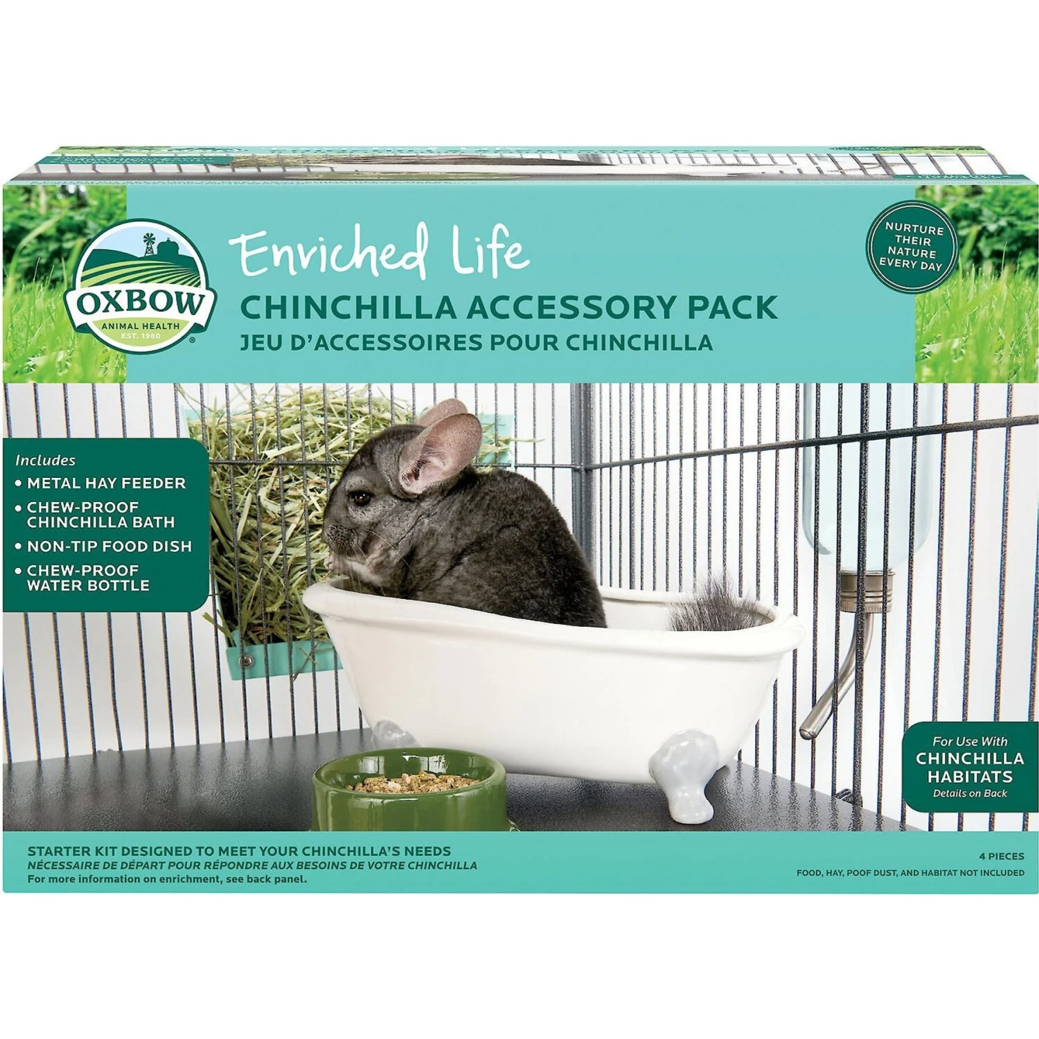 Oxbow Enriched Life Multi-Level Small Animal Habitat & Oxbow Enriched Life Chinchilla Accessory Pack 6 Oxbow Enriched Life Multi-Level Small Animal Habitat & Oxbow Enriched Life Chinchilla Accessory Pack - Image 6