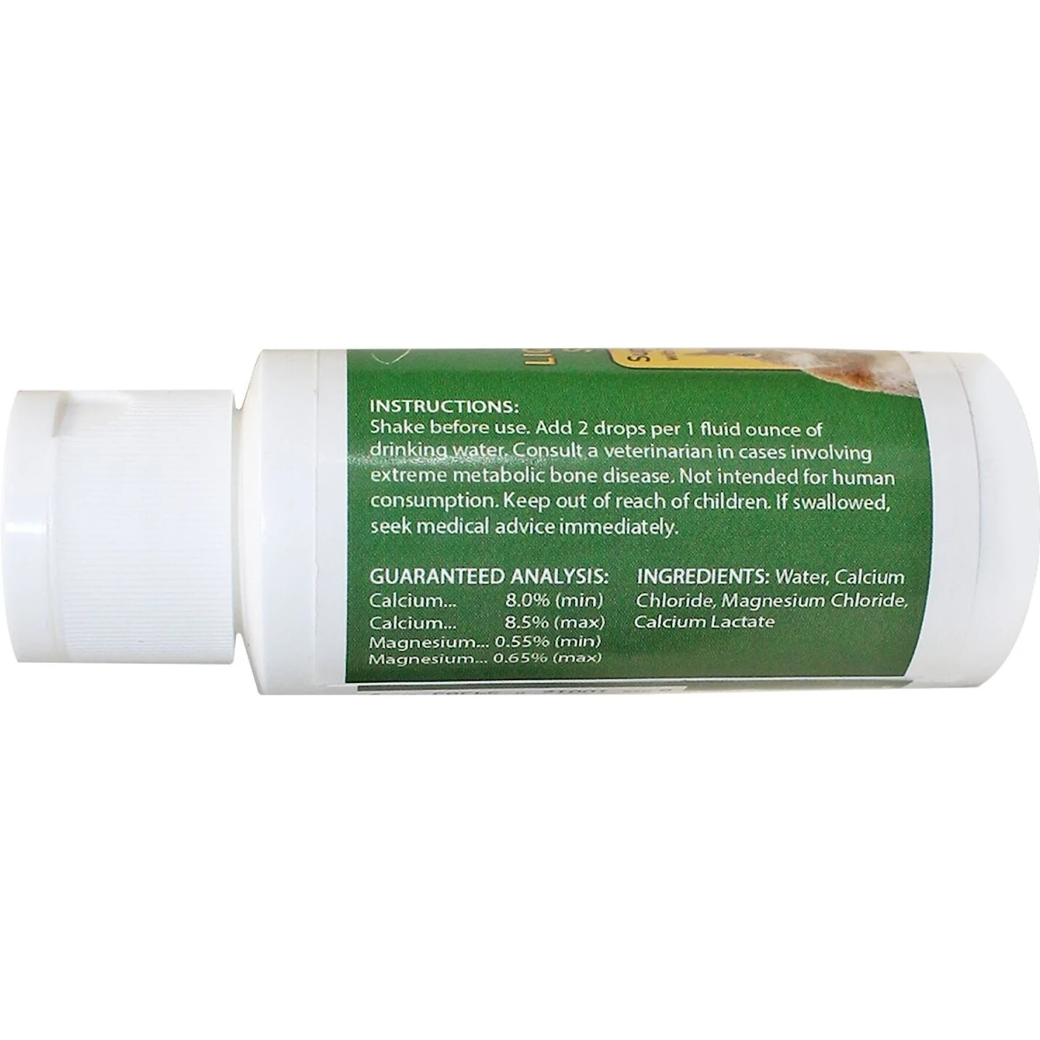 Exotic Nutrition Liquid Calcium Small Pet Supplement, 2-oz Bottle 2 Exotic Nutrition Liquid Calcium Small Pet Supplement, 2-oz Bottle - Image 2