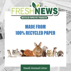 Fresh News Recycled Paper Small Animal Litter -MiniMates Shop 510518 PT5. AC SS1800 V1667519488