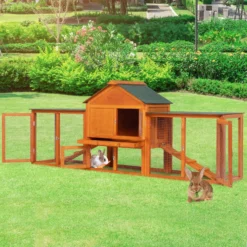 Coziwow By Jaxpety 2-Tier Indoor/Outdoor Rabbit Hutch Small Animal House -MiniMates Shop 516214 PT6. AC SS1800 V1658150949