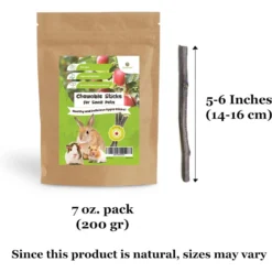 SunGrow Natural Apple Snack Sticks Small-Pet Dental Chew Treats, 40 Count -MiniMates Shop 519694 PT6. AC SS1800 V1701932812