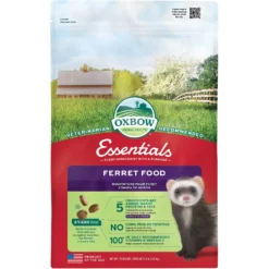 Oxbow Animal Healthy Essentials Natural Pellets Ferret Food, 4-lb Bag