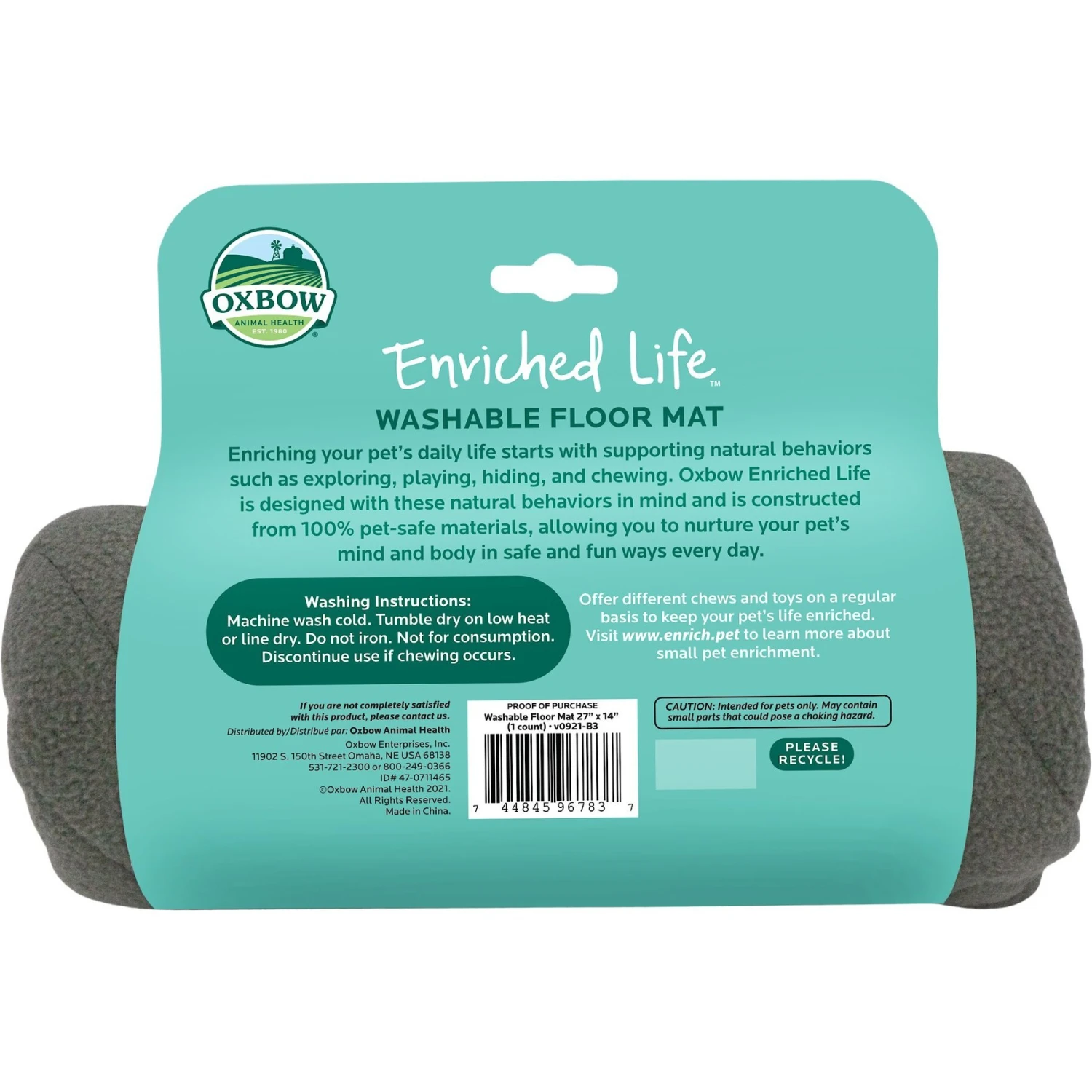 Oxbow Animal Health Enriched Life Washable Floor Mat 2 Oxbow Animal Health Enriched Life Washable Floor Mat - Image 2