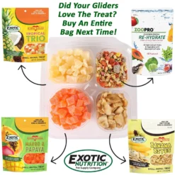 Exotic Nutrition Sugar Glider Variety Pack Small Pet Treats -MiniMates Shop 534094 PT2. AC SS1800 V1657658635