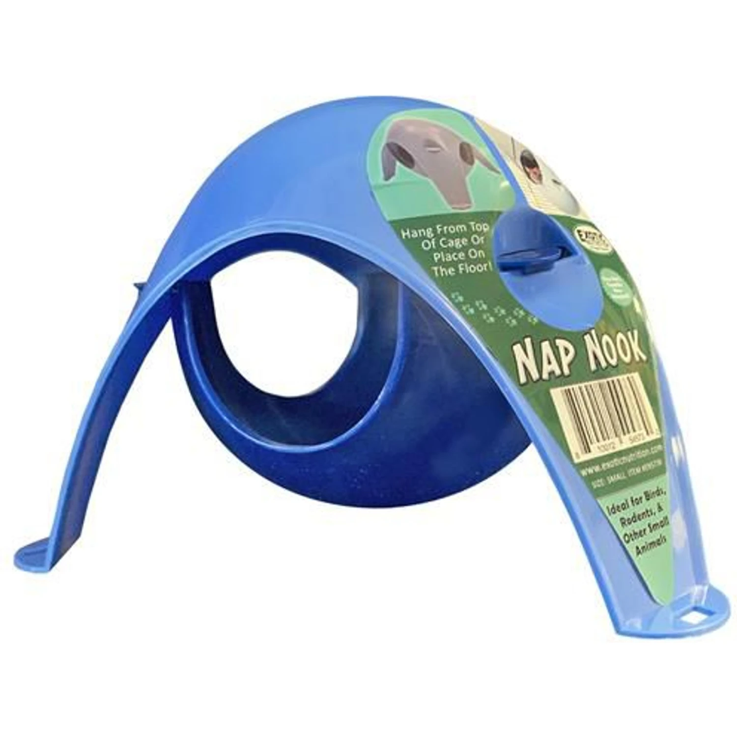 Exotic Nutrition Nap Nook Small Pet Hideout, Blue 1 Exotic Nutrition Nap Nook Small Pet Hideout, Blue
