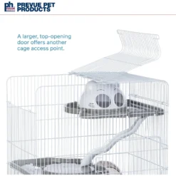 Prevue Pet Products Haven Small Pet Habitat, Gray -MiniMates Shop 536374 PT4. AC SS1800 V1680187693