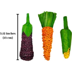 SunGrow Rabbit & Guinea Pig Veggie Chew Small Pet Teeth Grinding Toy, 3 Count 11 SunGrow Rabbit & Guinea Pig Veggie Chew Small Pet Teeth Grinding Toy, 3 Count -MiniMates Shop 536582 PT5. AC SS1800 V1677074342