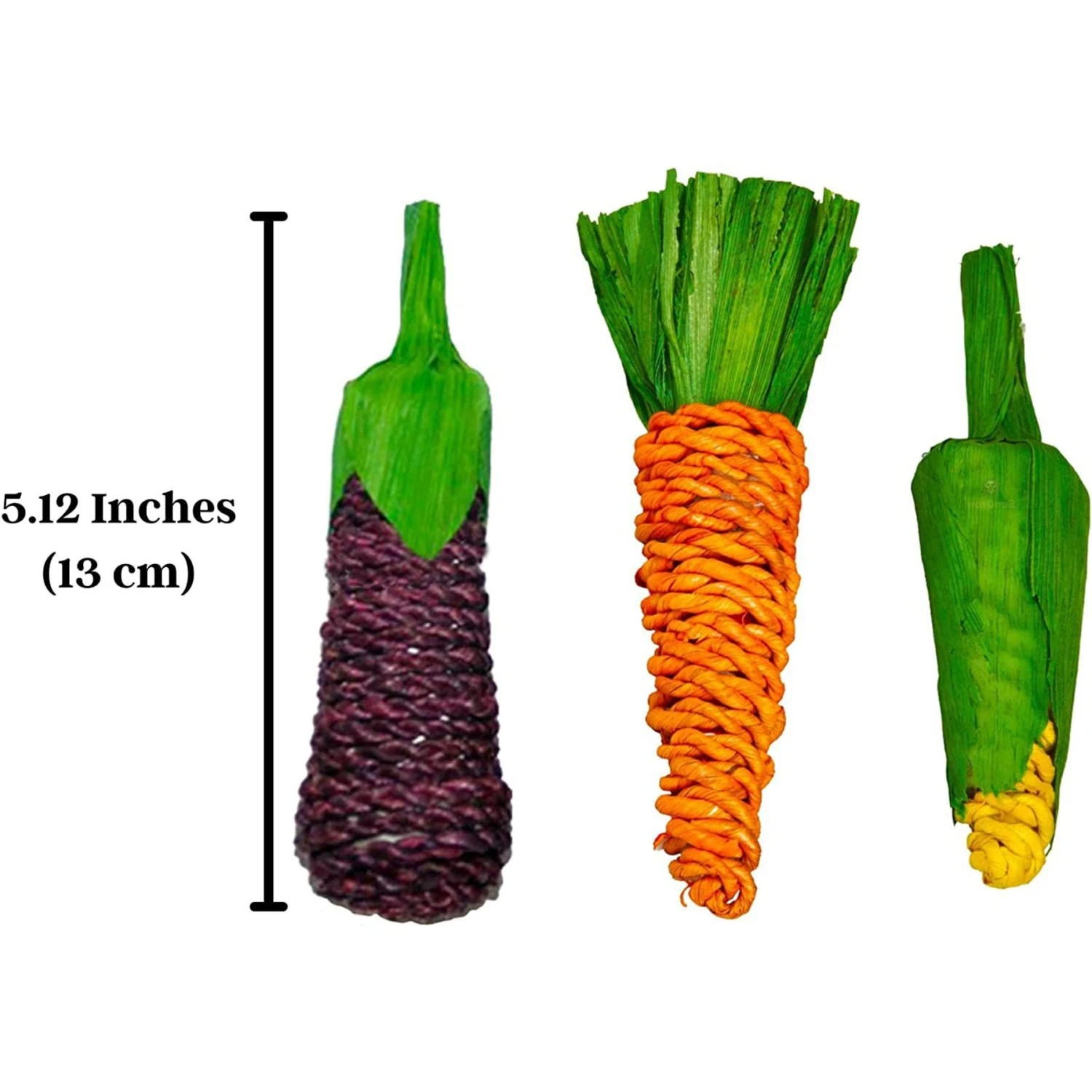 SunGrow Rabbit & Guinea Pig Veggie Chew Small Pet Teeth Grinding Toy, 3 Count 6 SunGrow Rabbit & Guinea Pig Veggie Chew Small Pet Teeth Grinding Toy, 3 Count - Image 6