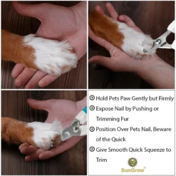 SunGrow Rabbit Nail Clippers For Grooming Pets At Home, Claw Care & Paw Trimmer For Cat, Small Dog & Bird -MiniMates Shop 536598 PT4. AC SS1800 V1680882181