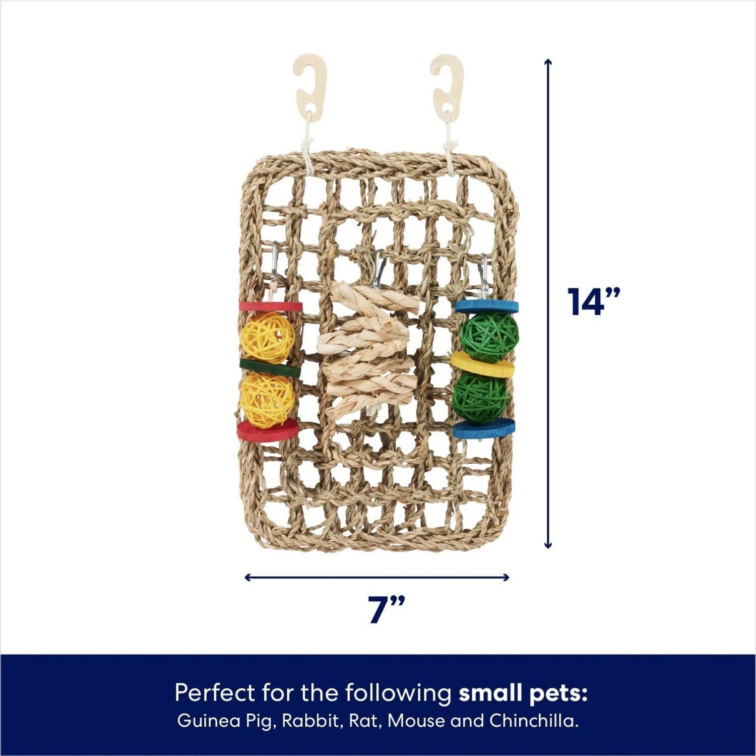 Frisco Spotted Cornleaf Wall Playmat Small Pet Toy 2 Frisco Spotted Cornleaf Wall Playmat Small Pet Toy - Image 2