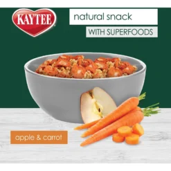 Kaytee Natural Snack With Superfoods Carrot & Apple Blend Small Pet Treats, 2.5-oz Bag 9 Kaytee Natural Snack With Superfoods Carrot & Apple Blend Small Pet Treats, 2.5-oz Bag -MiniMates Shop 537998 PT3. AC SS1800 V1657658874