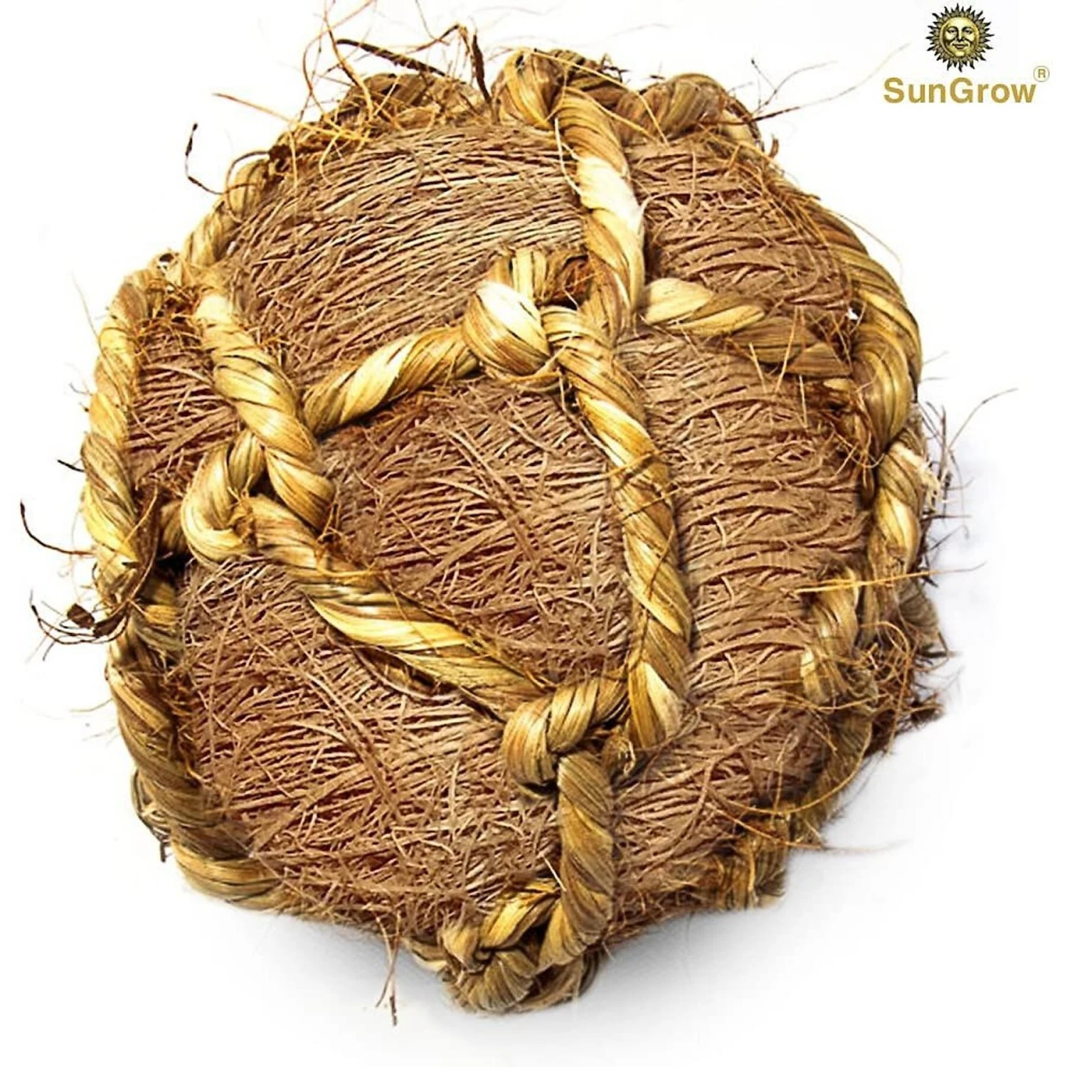 SunGrow Small-Pet Guinea Pig & Chinchilla Coconut Fiber Activity Chew Play Ball Fun Treat & Cage Entertainment 2 SunGrow Small-Pet Guinea Pig & Chinchilla Coconut Fiber Activity Chew Play Ball Fun Treat & Cage Entertainment - Image 2