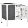 PawHut Wooden Outdoor Rabbit Hutch