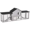 PawHut Run Area Rabbit Hutch