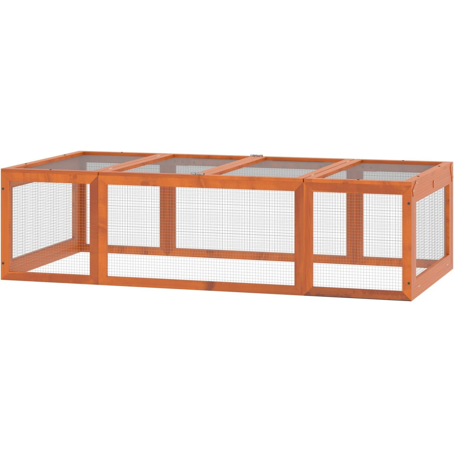 PawHut Wooden Enclosure Small Animal Hutch 2 PawHut Wooden Enclosure Small Animal Hutch - Image 2