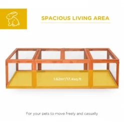 PawHut Wooden Enclosure Small Animal Hutch 10 PawHut Wooden Enclosure Small Animal Hutch -MiniMates Shop 540254 PT5. AC SS1800 V1657658935