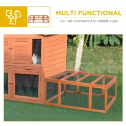 PawHut Wooden Enclosure Small Animal Hutch 11 PawHut Wooden Enclosure Small Animal Hutch -MiniMates Shop 540254 PT6. AC SS1800 V1657658934