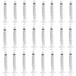 Exotic Nutrition O-Ring Syringes, 3-ml Luer Tip