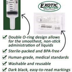 Exotic Nutrition O-Ring Syringes, 3-ml Luer Tip 11 Exotic Nutrition O-Ring Syringes, 3-ml Luer Tip -MiniMates Shop 549838 PT2. AC SS1800 V1658230463