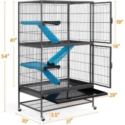 Yaheetech 2-Story Removable Ramp & Platform Small Pet Cage, 54-in 11 Yaheetech 2-Story Removable Ramp & Platform Small Pet Cage, 54-in -MiniMates Shop 565046 PT2. AC SS1800 V1670596425