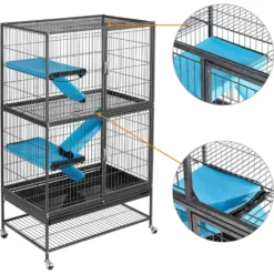 Yaheetech 2-Story Removable Ramp & Platform Small Pet Cage, 54-in 13 Yaheetech 2-Story Removable Ramp & Platform Small Pet Cage, 54-in -MiniMates Shop 565046 PT4. AC SS1800 V1670596428