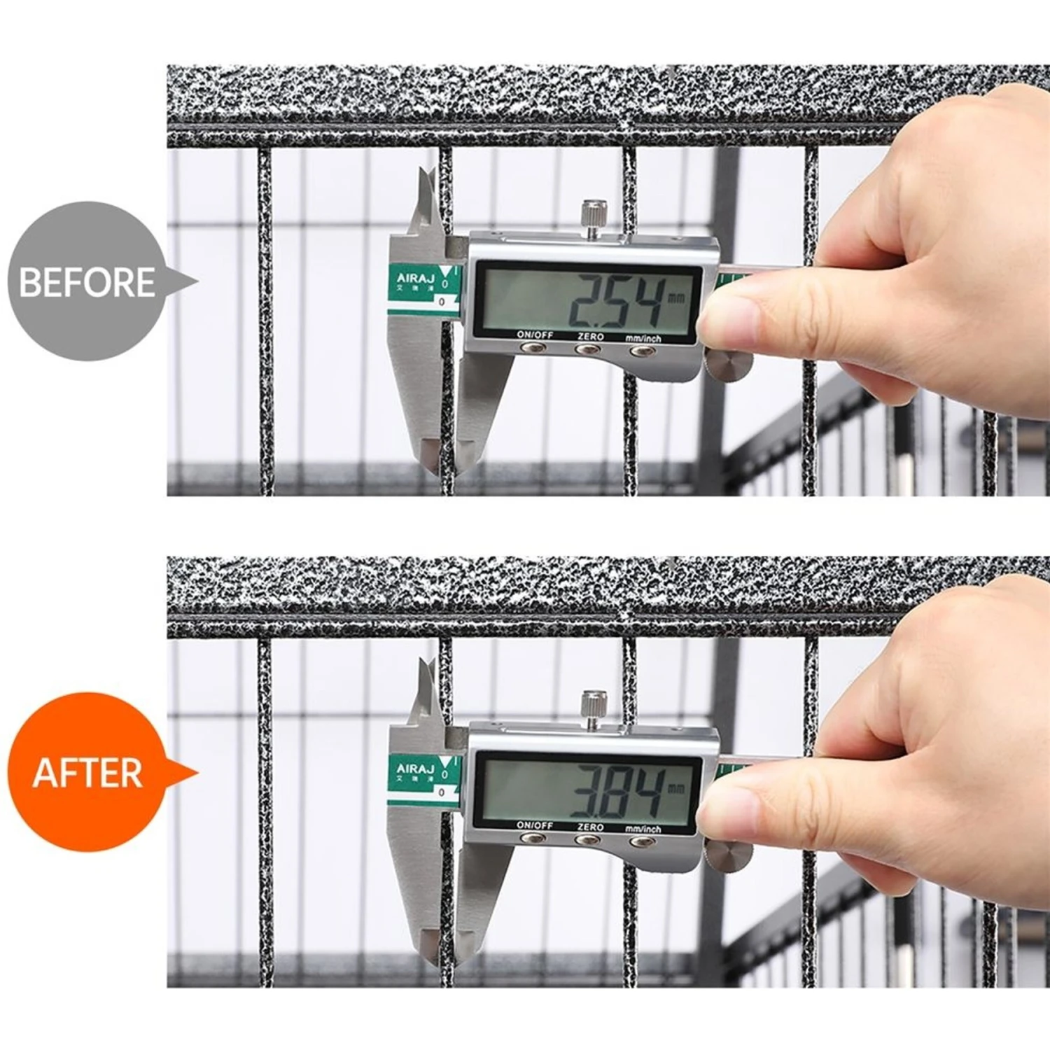 Yaheetech Wheels & Litter Pans Dog Crate, Black, 43-in 9 Yaheetech Wheels & Litter Pans Dog Crate, Black, 43-in - Image 9