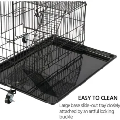 Yaheetech 4-Tier Metal Cat Cage, Black, 48.4-in -MiniMates Shop 565086 PT6. AC SS1800 V1657659687