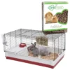 MidWest Wabbitat Deluxe Rabbit Home & Carefresh Small Animal Bedding, Natural