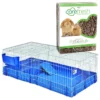 MidWest Guinea Habitat Deluxe Guinea Pig Cage & Carefresh Small Animal Bedding, Natural