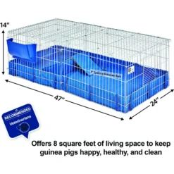 MidWest Guinea Habitat Deluxe Guinea Pig Cage & Carefresh Small Animal Bedding, Natural -MiniMates Shop 568926 PT3. AC SS1800 V1657659993