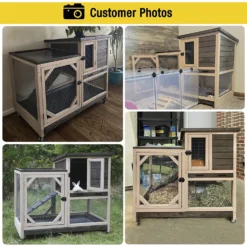 Aivituvin XZ7001 Large Indoor With Pull Out Tray Rabbit Hutch 10 Aivituvin XZ7001 Large Indoor With Pull Out Tray Rabbit Hutch -MiniMates Shop 577622 PT5. AC SS1800 V1657660547