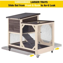 Aivituvin XZ7001 Large Indoor With Pull Out Tray Rabbit Hutch 11 Aivituvin XZ7001 Large Indoor With Pull Out Tray Rabbit Hutch -MiniMates Shop 577622 PT6. AC SS1800 V1657660546